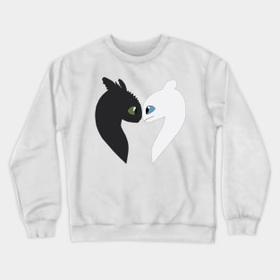 toothless and light fury Crewneck Sweatshirt